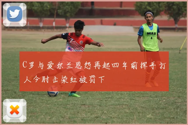 C罗与爱尔兰恩怨再起四年前挥手打人今肘击染红被罚下